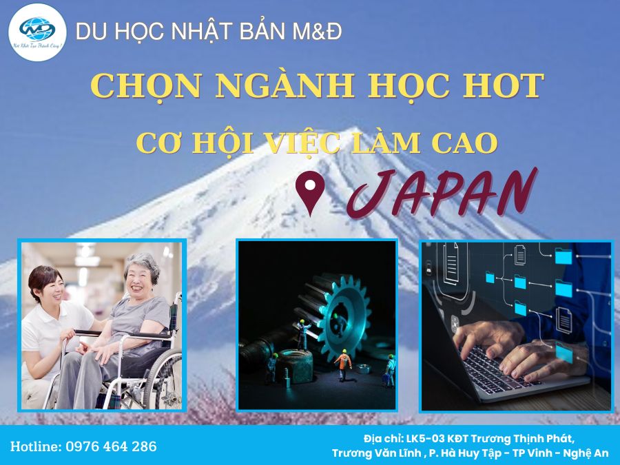 Ngành học du học Nhật Bản dễ xin việc nhất