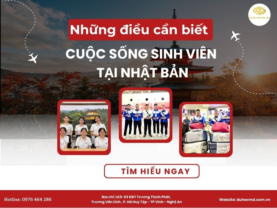 Kinh nghiệm du học Nhật Bản - Cuộc sống sinh viên và những điều cần biết