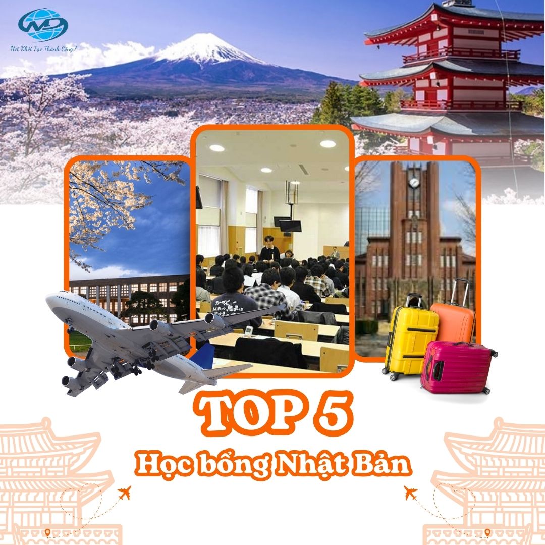 Top 5 học bổng du học Nhật Bản hấp dẫn nhất năm 2025