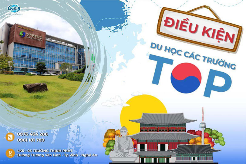 Điều Kiện Du Học Các Trường TOP ở Hàn Quốc