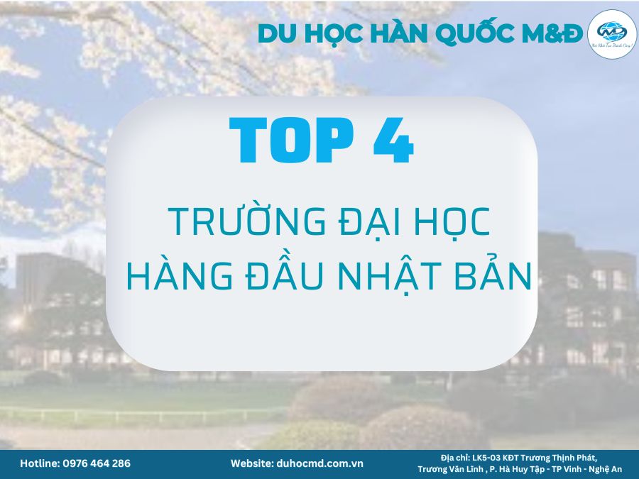 Top 4 trường đại học hàng đầu Nhật Bản mà du học sinh không nên bỏ qua