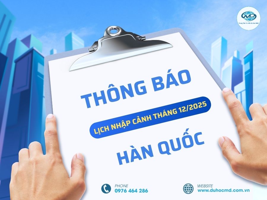 HẠN NHẬP HỌC KỲ THÁNG 12/2025 tại HÀN QUỐC
